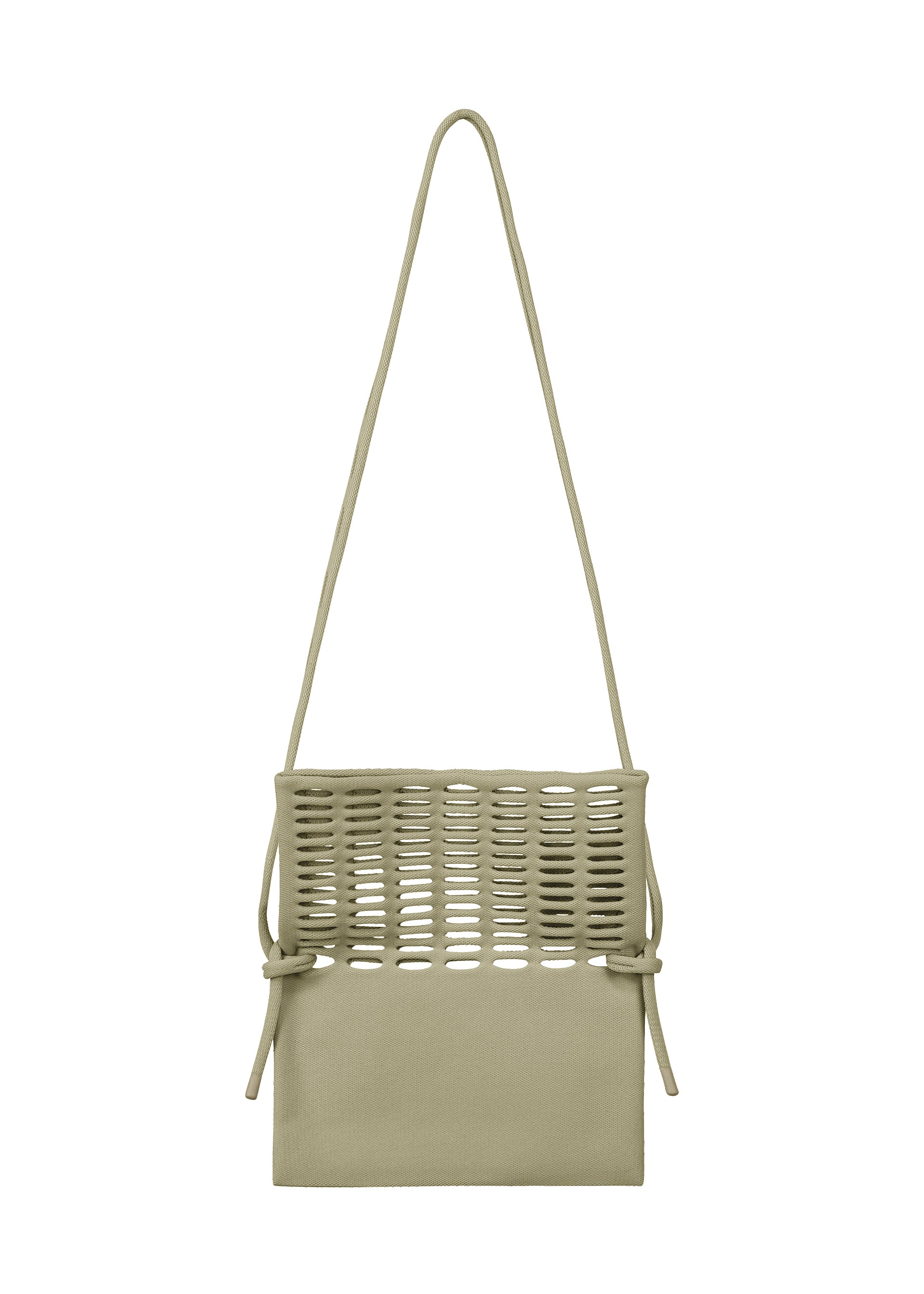 Issey Miyake Mokko Flap Pouch kabelka černá pletená