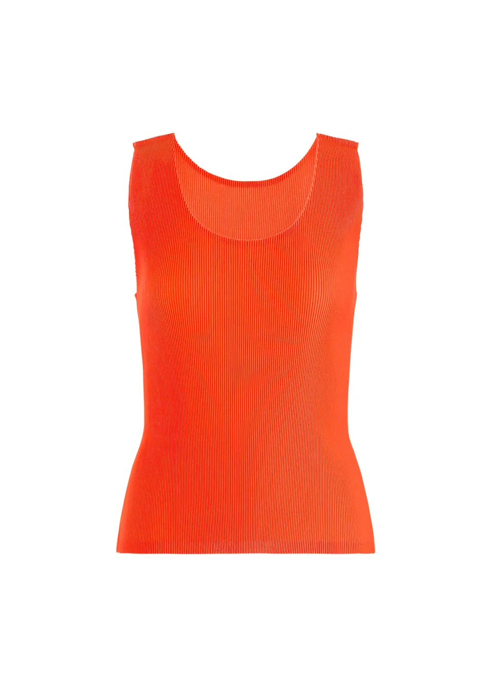 Issey Miyake Mist September plisovaný top oranžová