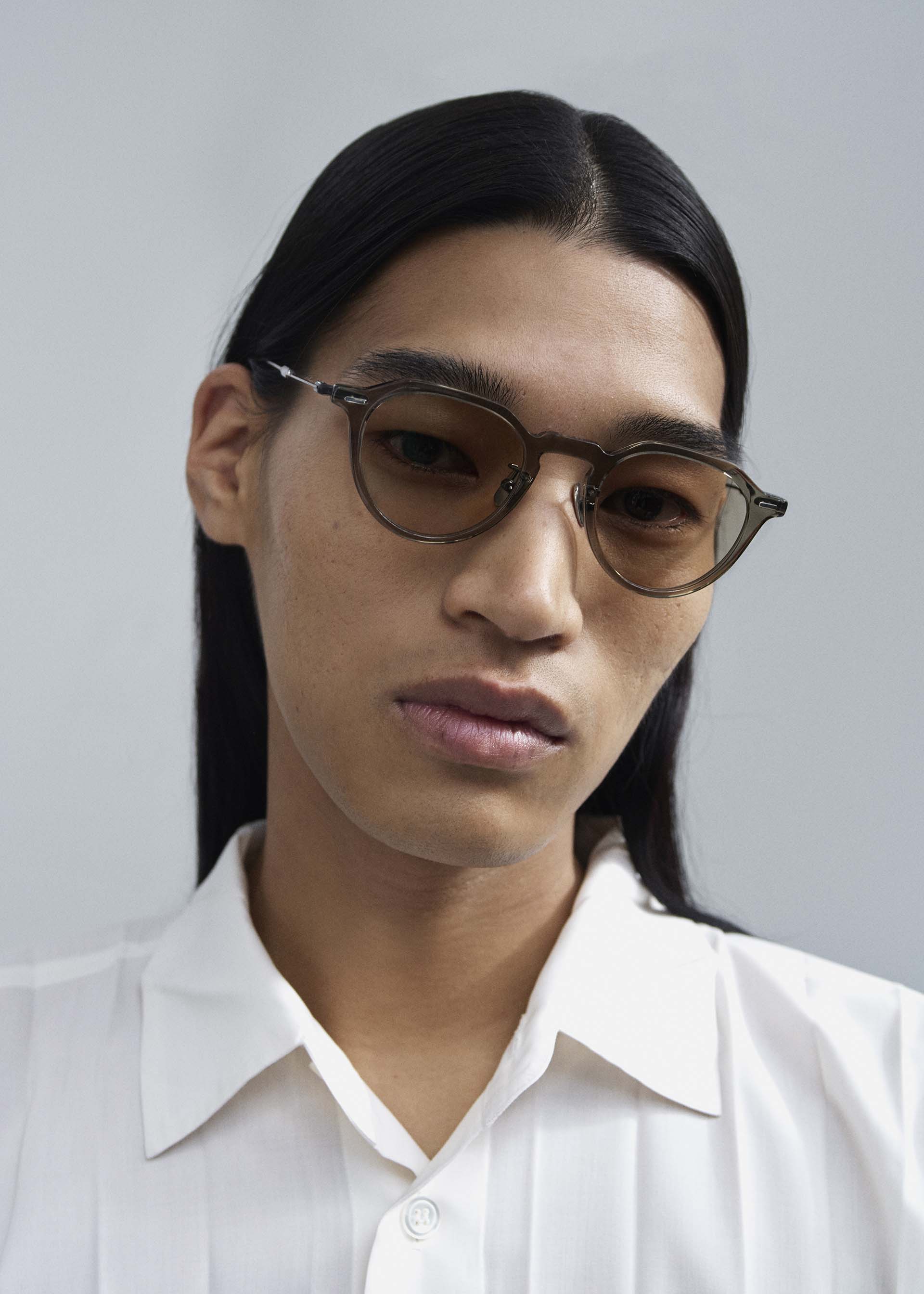 Issey Miyake Eyes Pant VIII sluneční brýle khaki