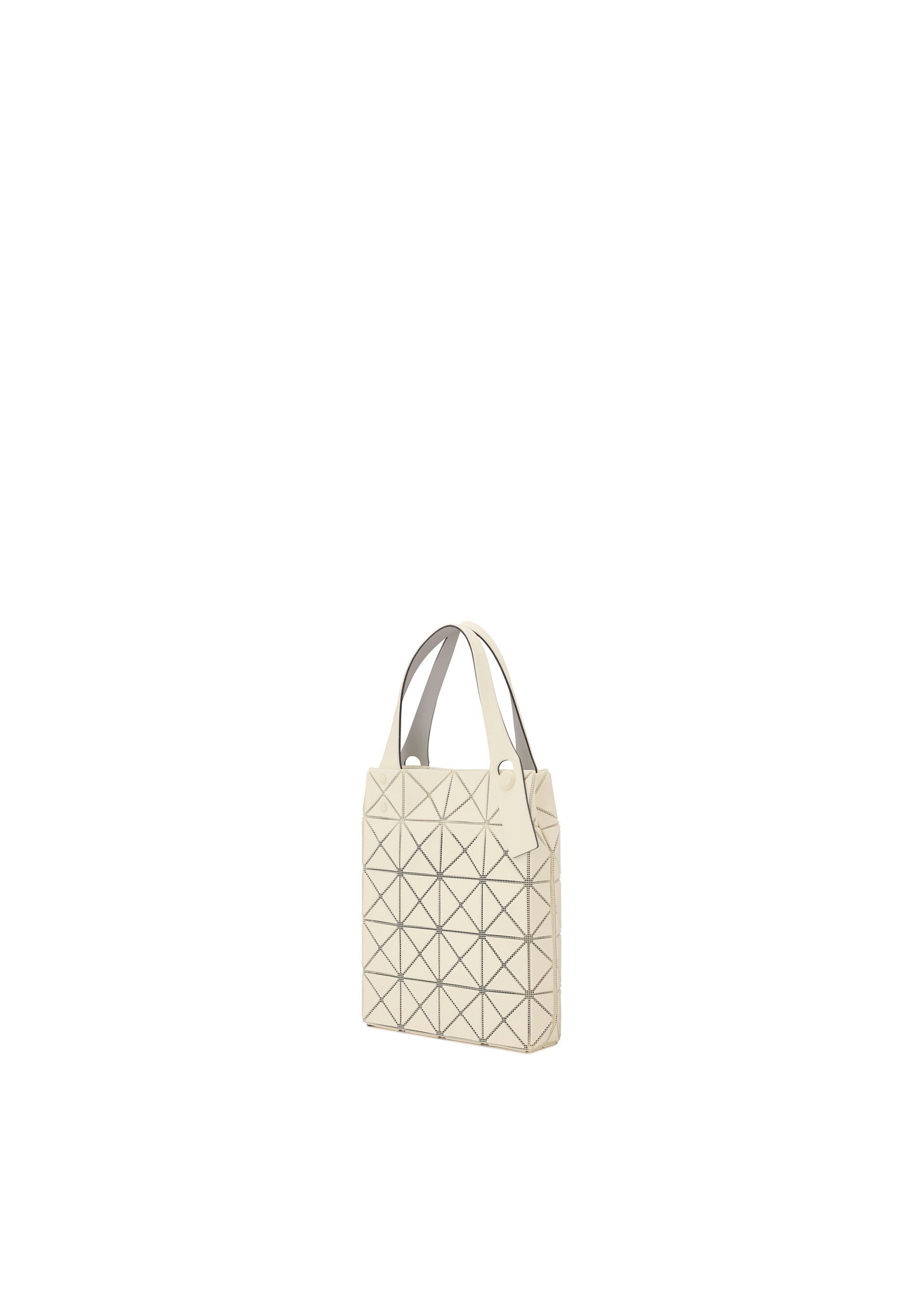 Issey Miyake Prism Plus mini tote slonovinová skládací