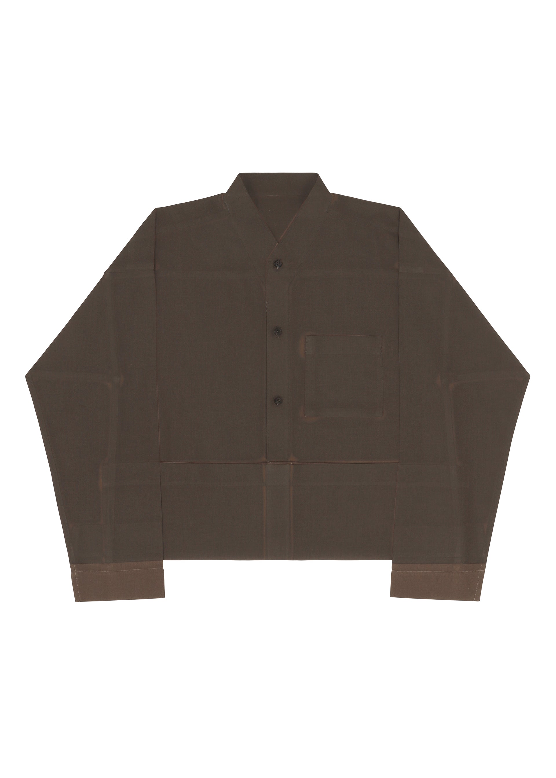 Issey Miyake Homme Plissé Press košile červená vel. 3