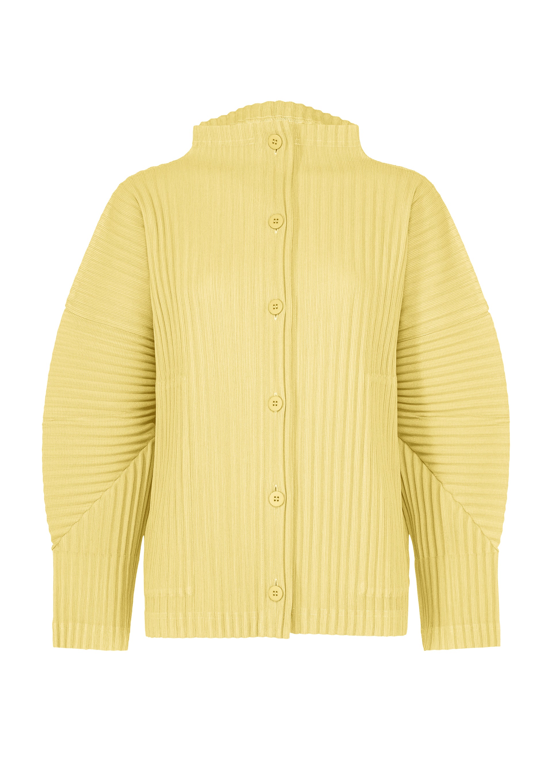 Issey Miyake Corduroy Pleats MI63690 kardigan taupe dámský