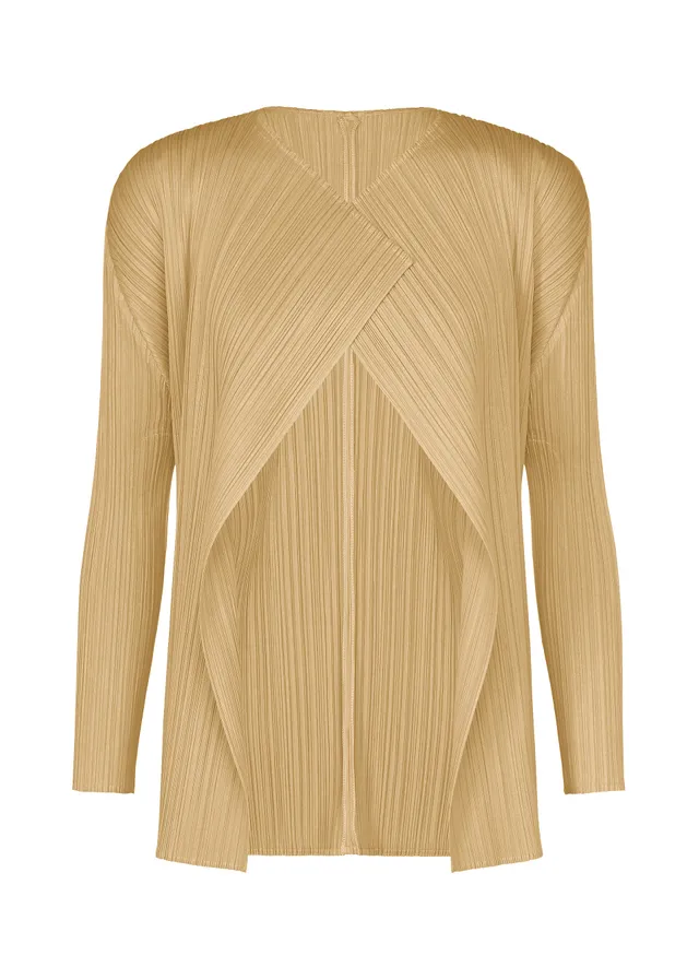Issey Miyake Monthly Colors October kardigan zelený