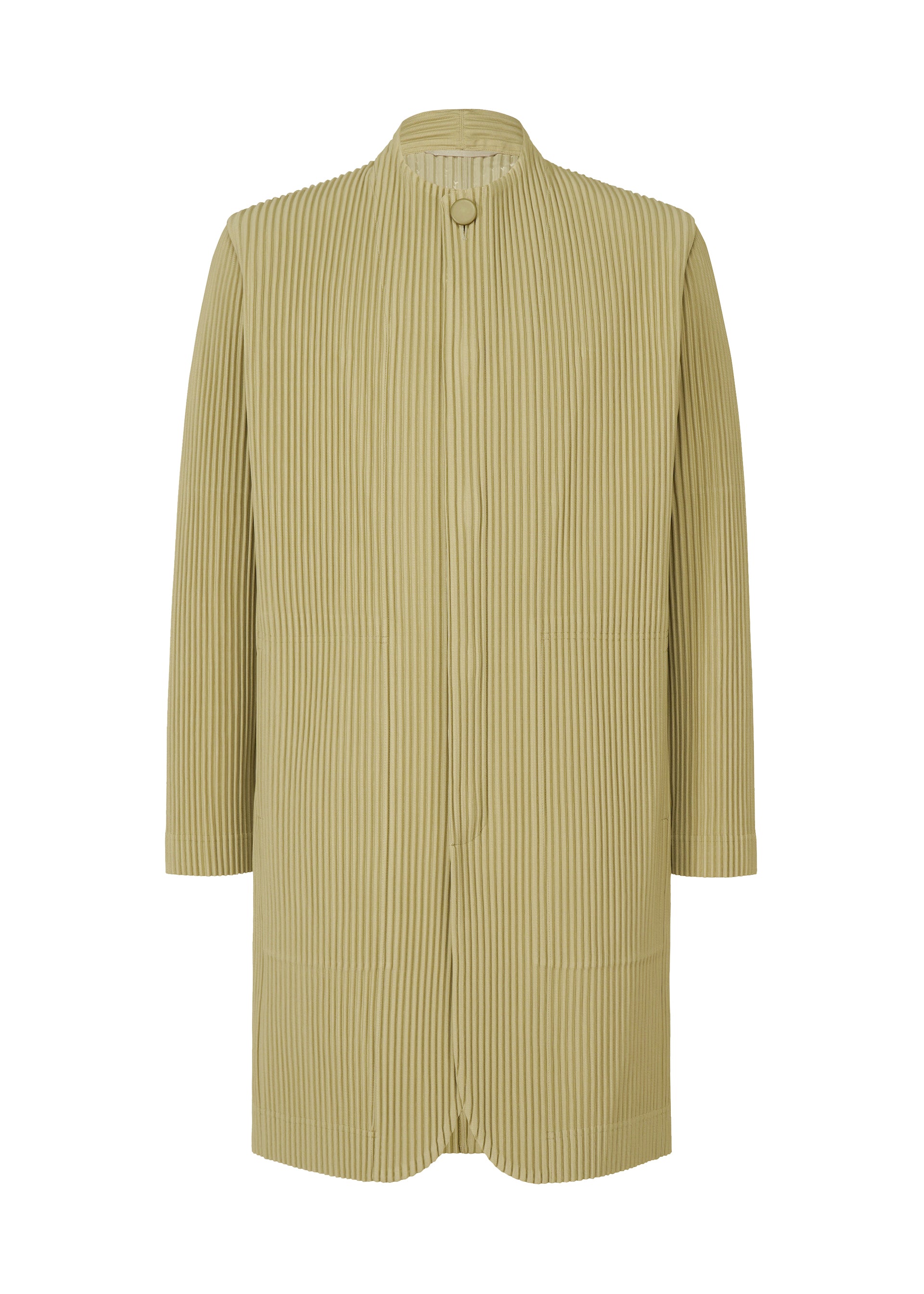Issey Miyake Tailored Pleats 1 pánské sako černé dlouhé