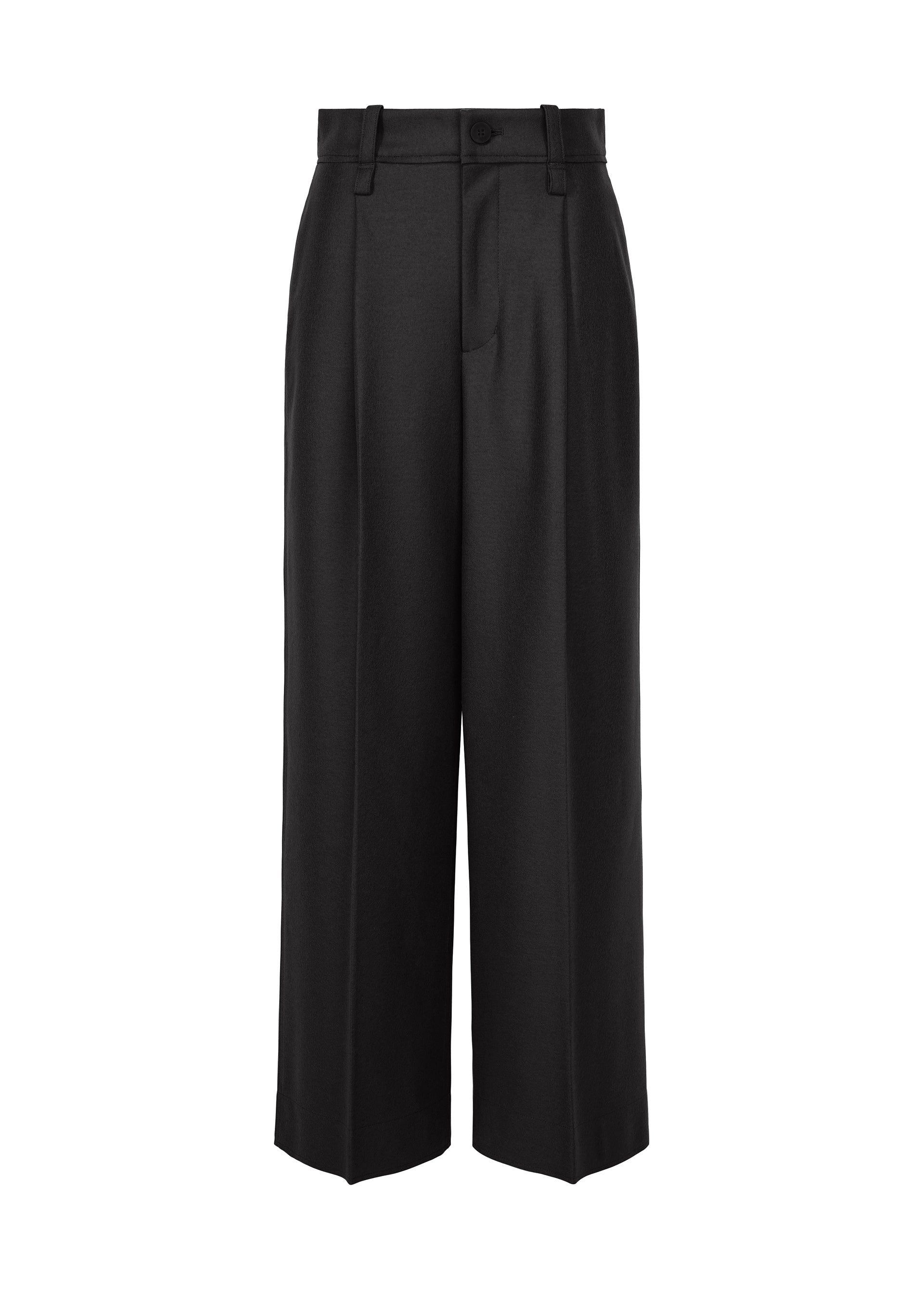 Issey Miyake Shell rovné kalhoty off-white