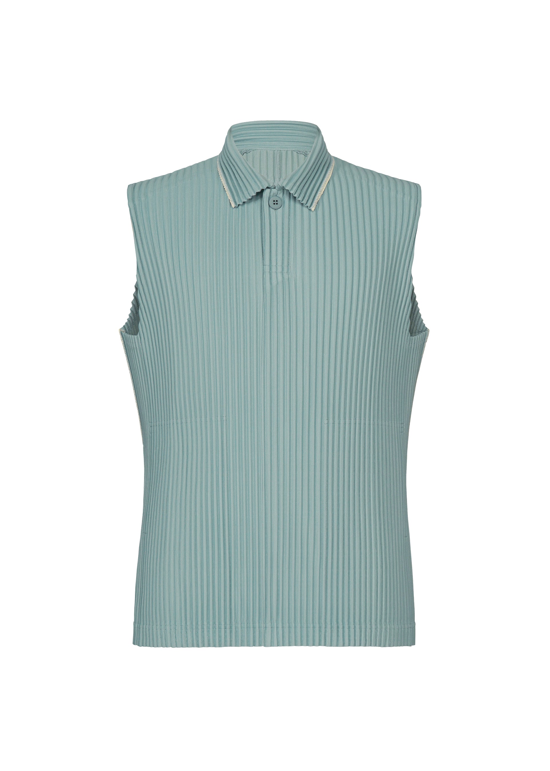 Homme Plissé Issey Miyake Embroidery Stripes top bez rukávů