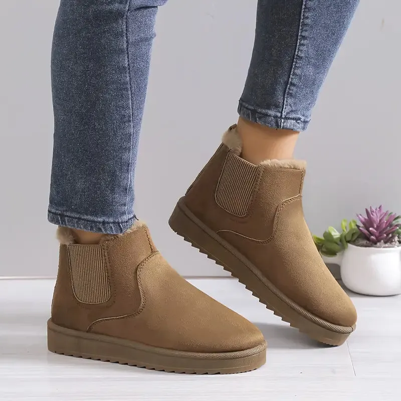 Norielle Casual Confort zimní kozačky hnědé zateplené
