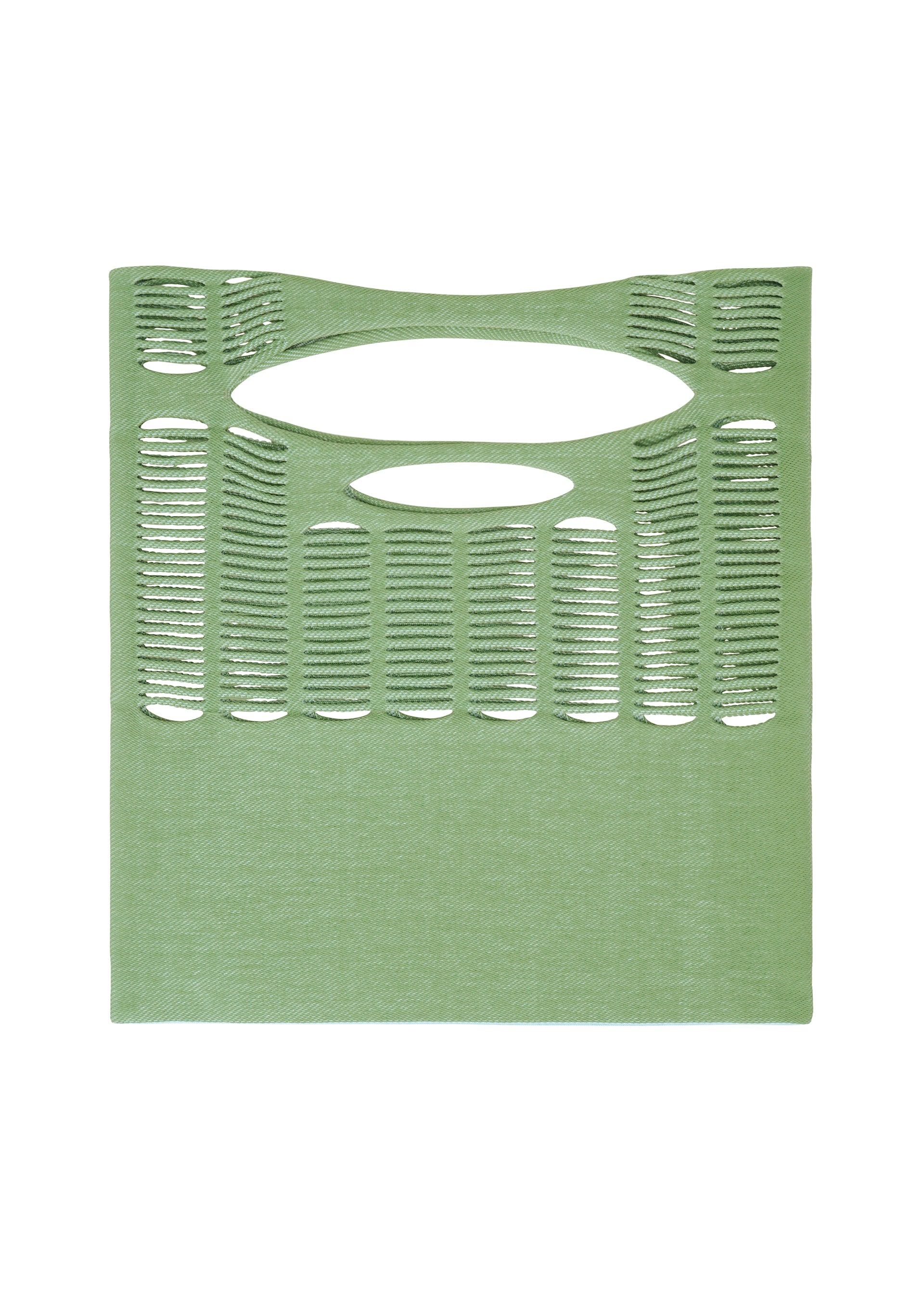 Issey Miyake Mokko Twill taška bílo-béžová