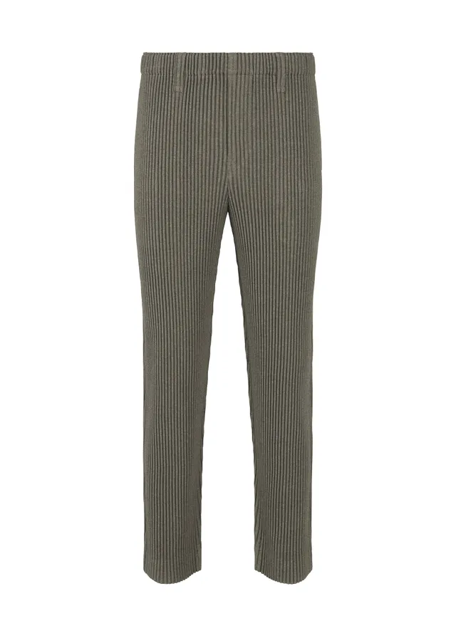Issey Miyake Wool Like Light kalhoty šedé 1 polyester