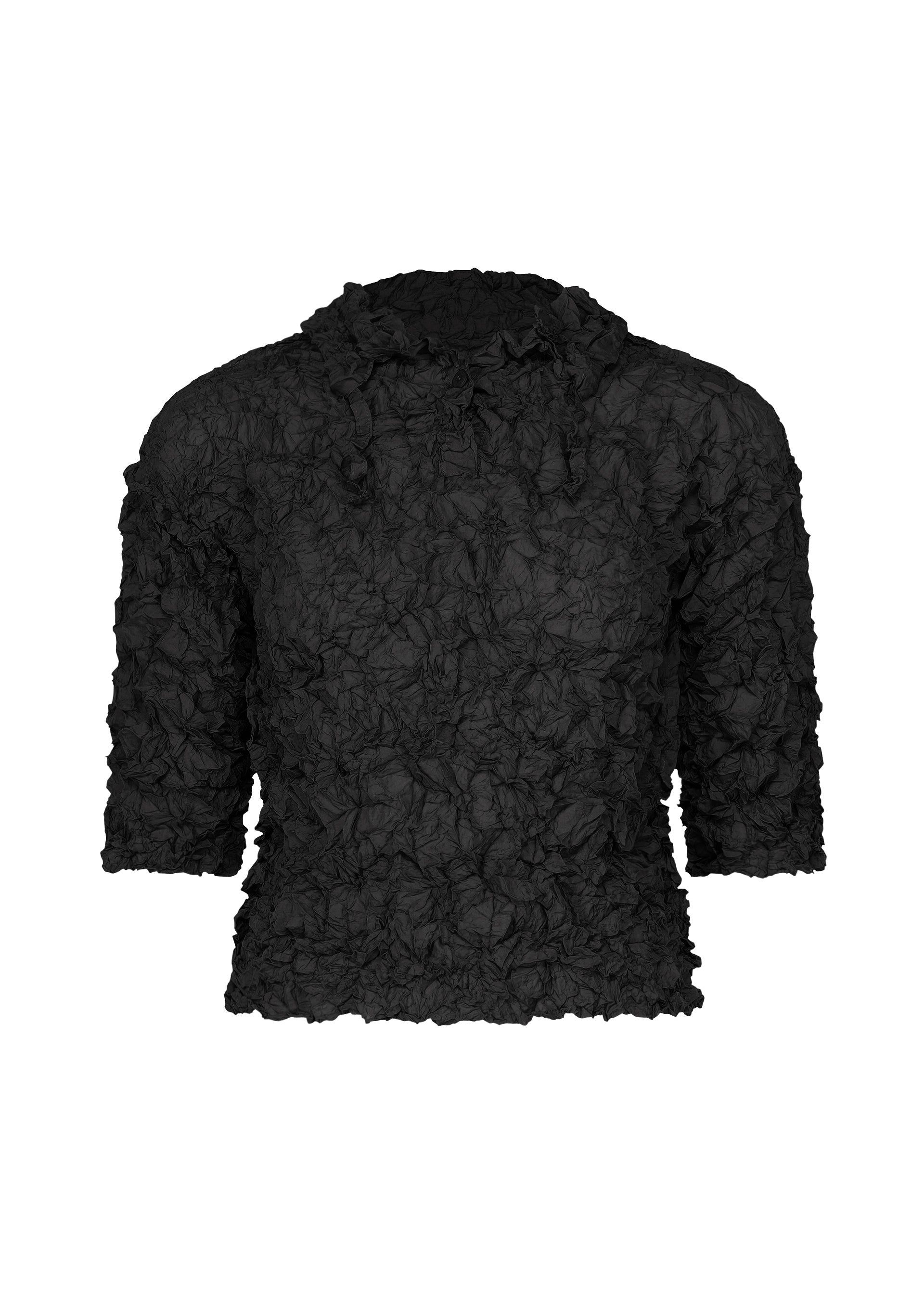 Issey Miyake Me Meringue Top taupe plisovaný