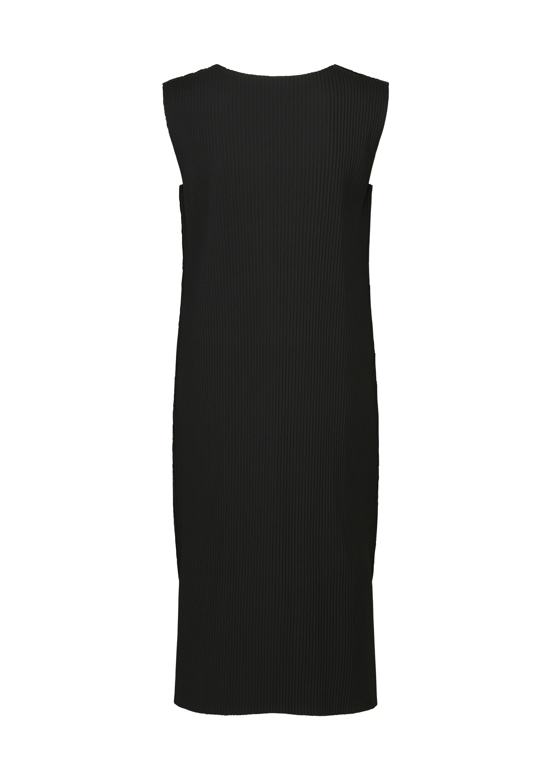 Issey Miyake Fine Knit Pleats šaty Black jemné