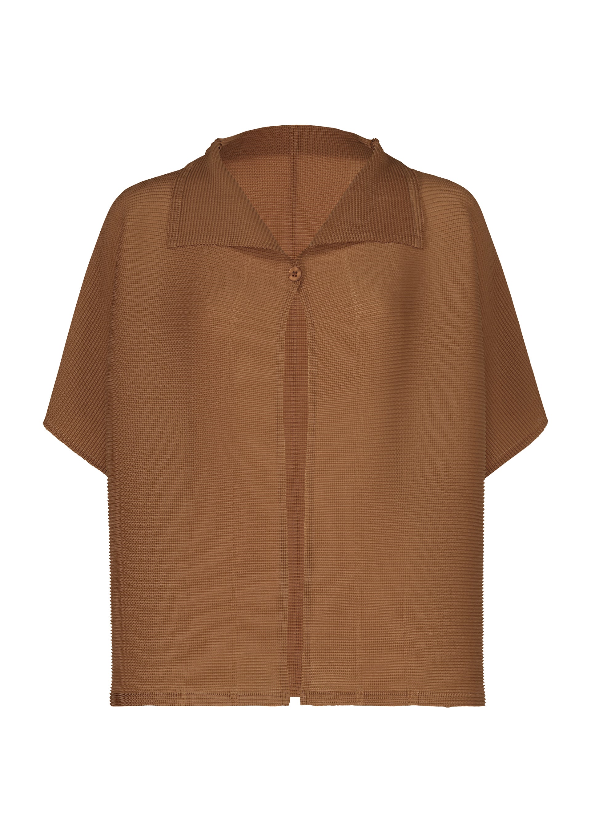 Issey Miyake Square Stretch Pleats kardigan bílý