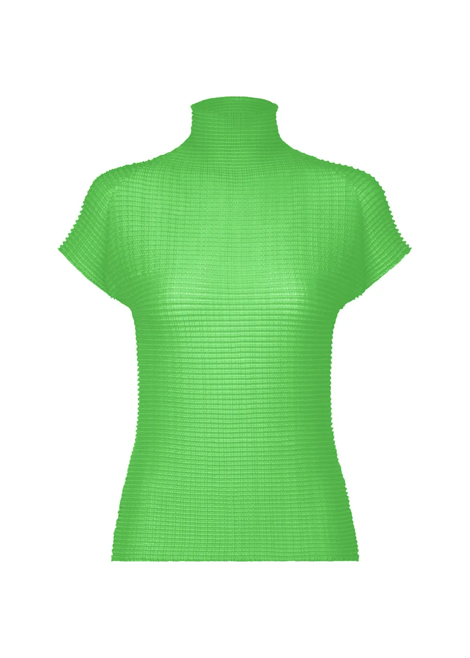 Issey Miyake Wooly Pleats-68 top zelená plisovaný