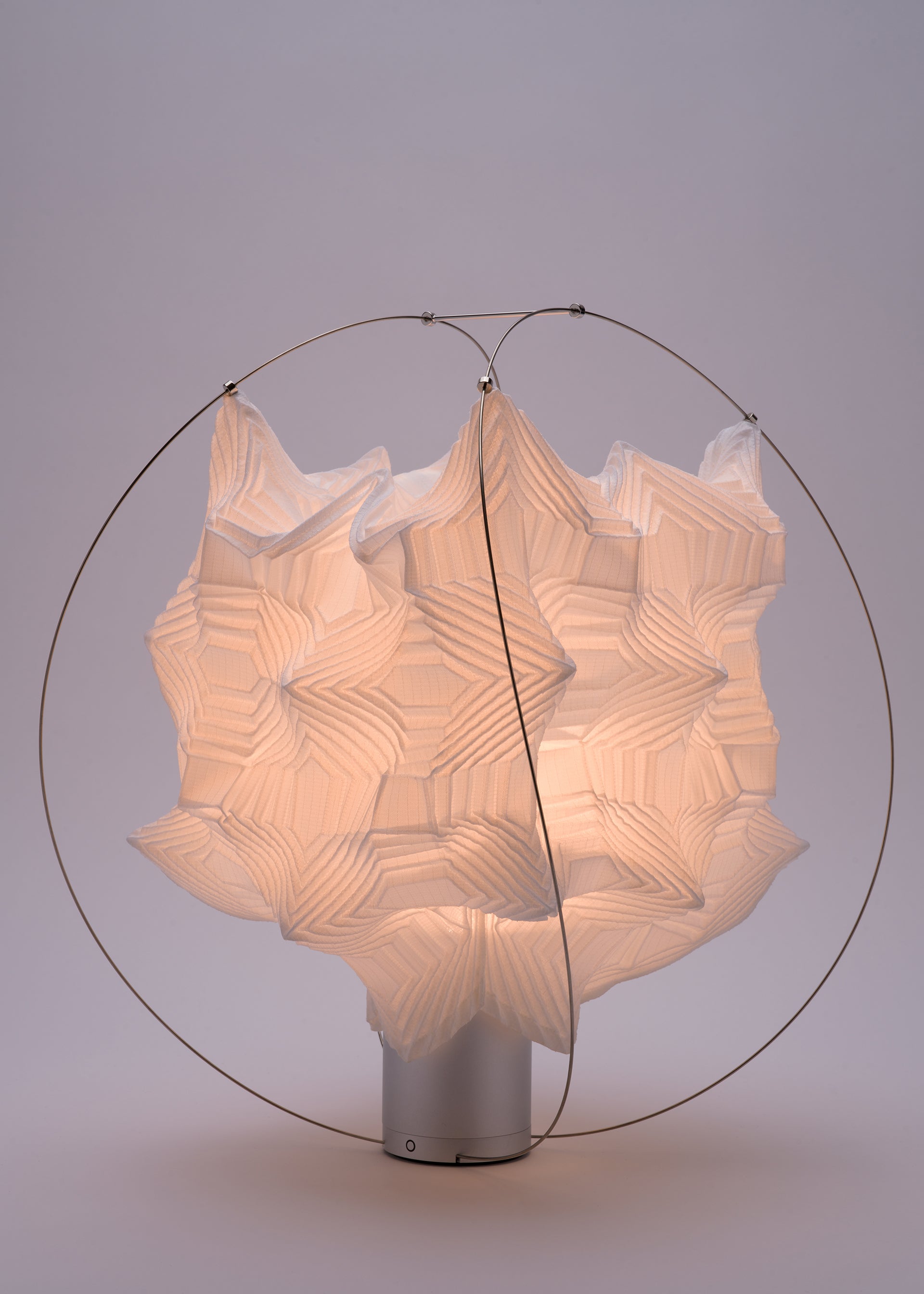Issey Miyake TYPE-XIII O Series přenosná lampa bílá skládací