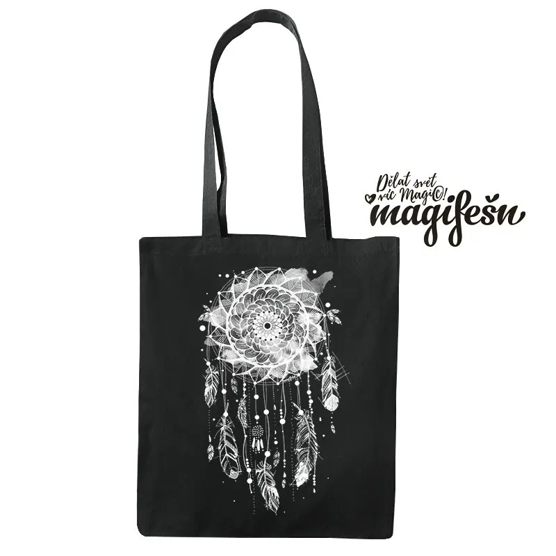 Magifešn Dreamcatcher taška Medium bílá recyklovaná