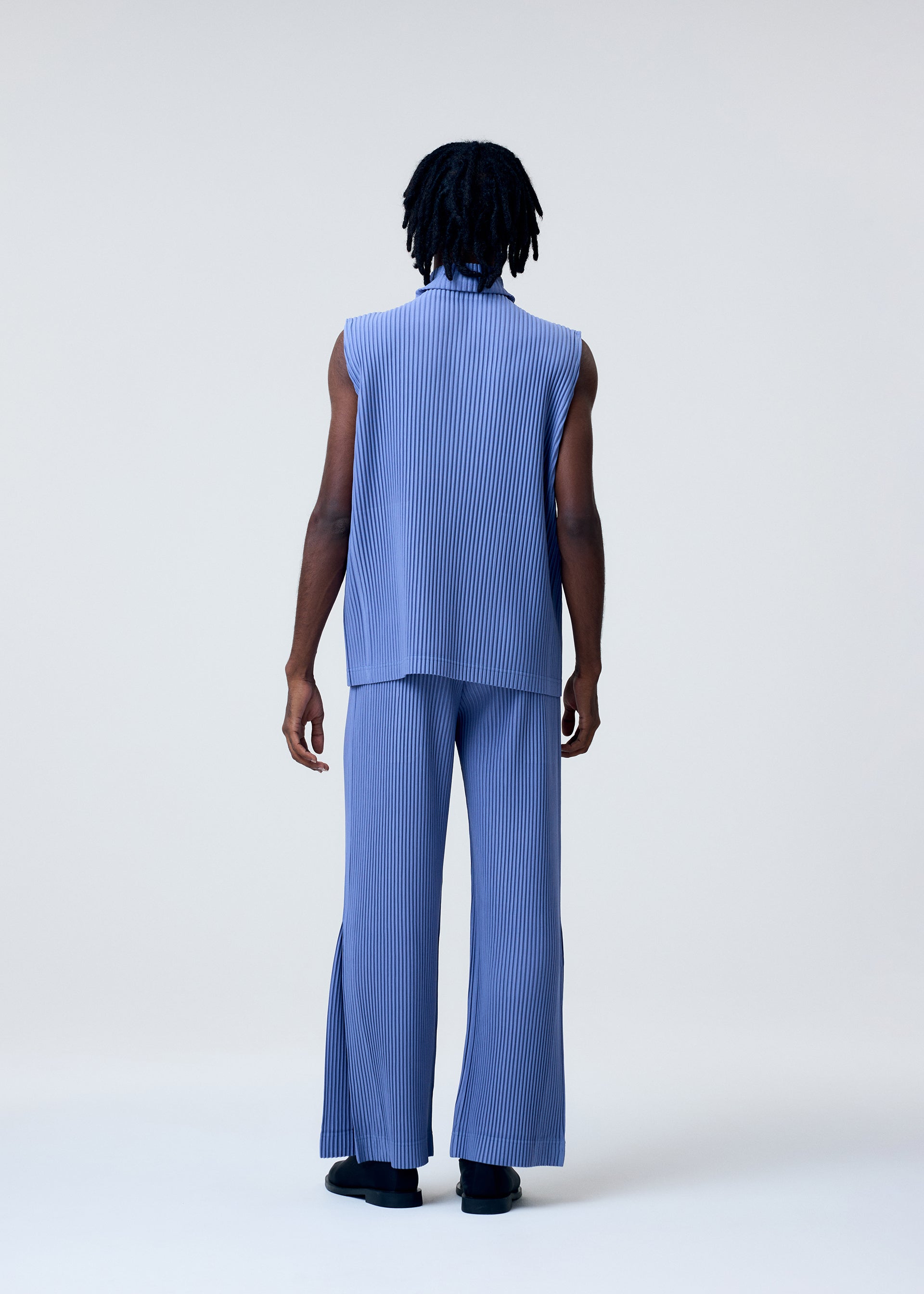 Issey Miyake Tailored Pleats 1 top Black bez rukávů vel. 2