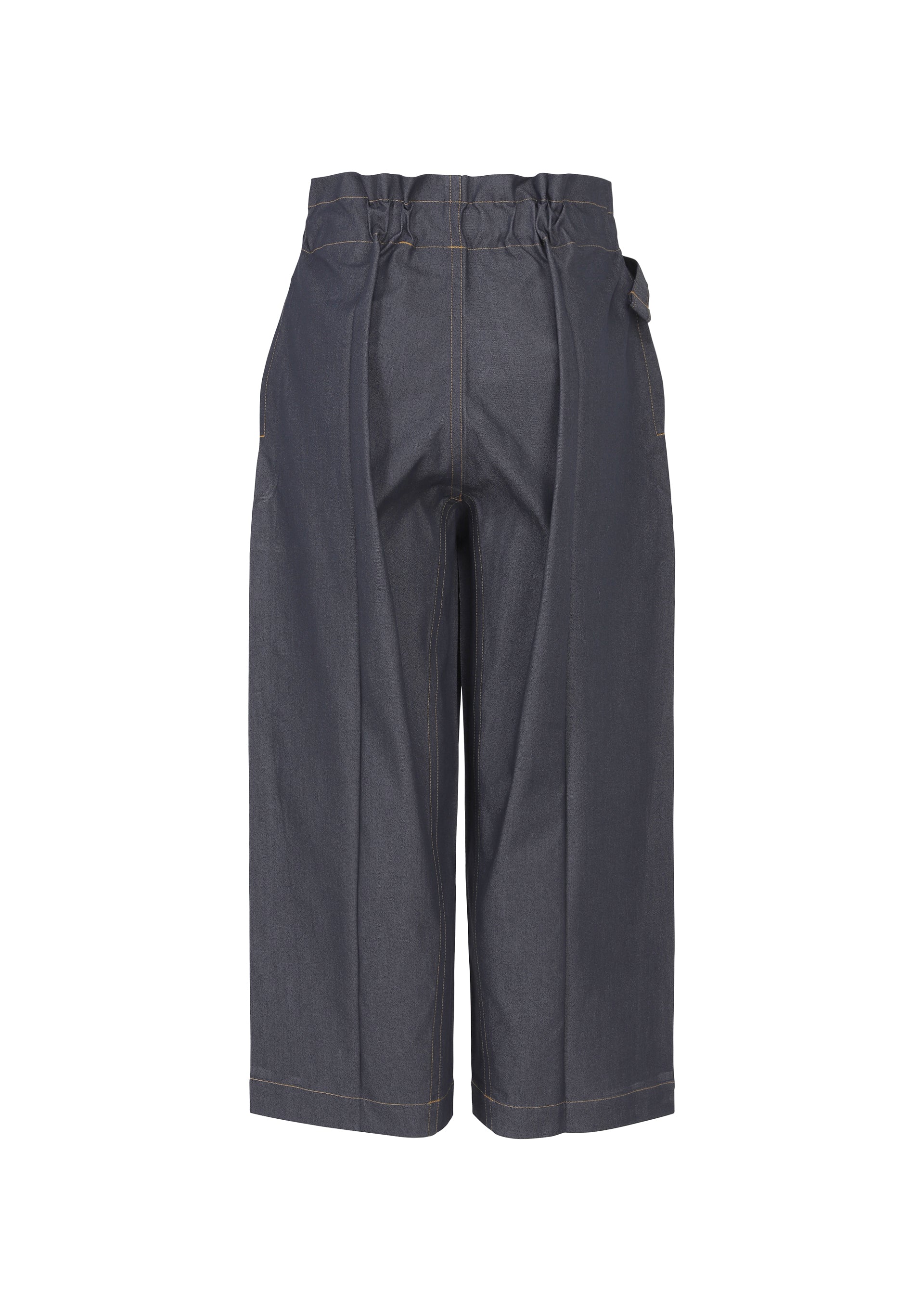 Issey Miyake Flat Denim široké kalhoty Indigo