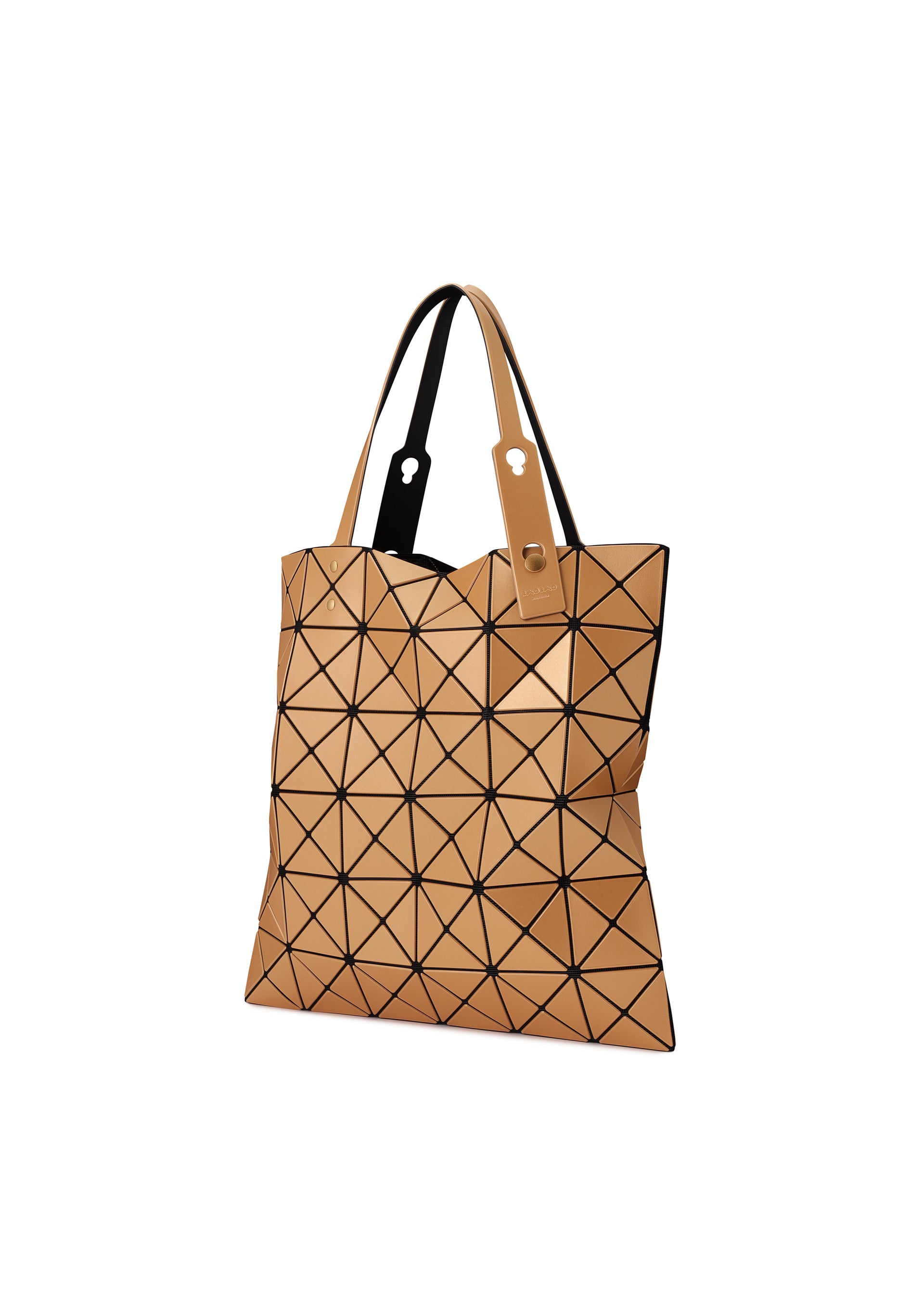 Issey Miyake Lucent Metallic tote kabelka béžová matná
