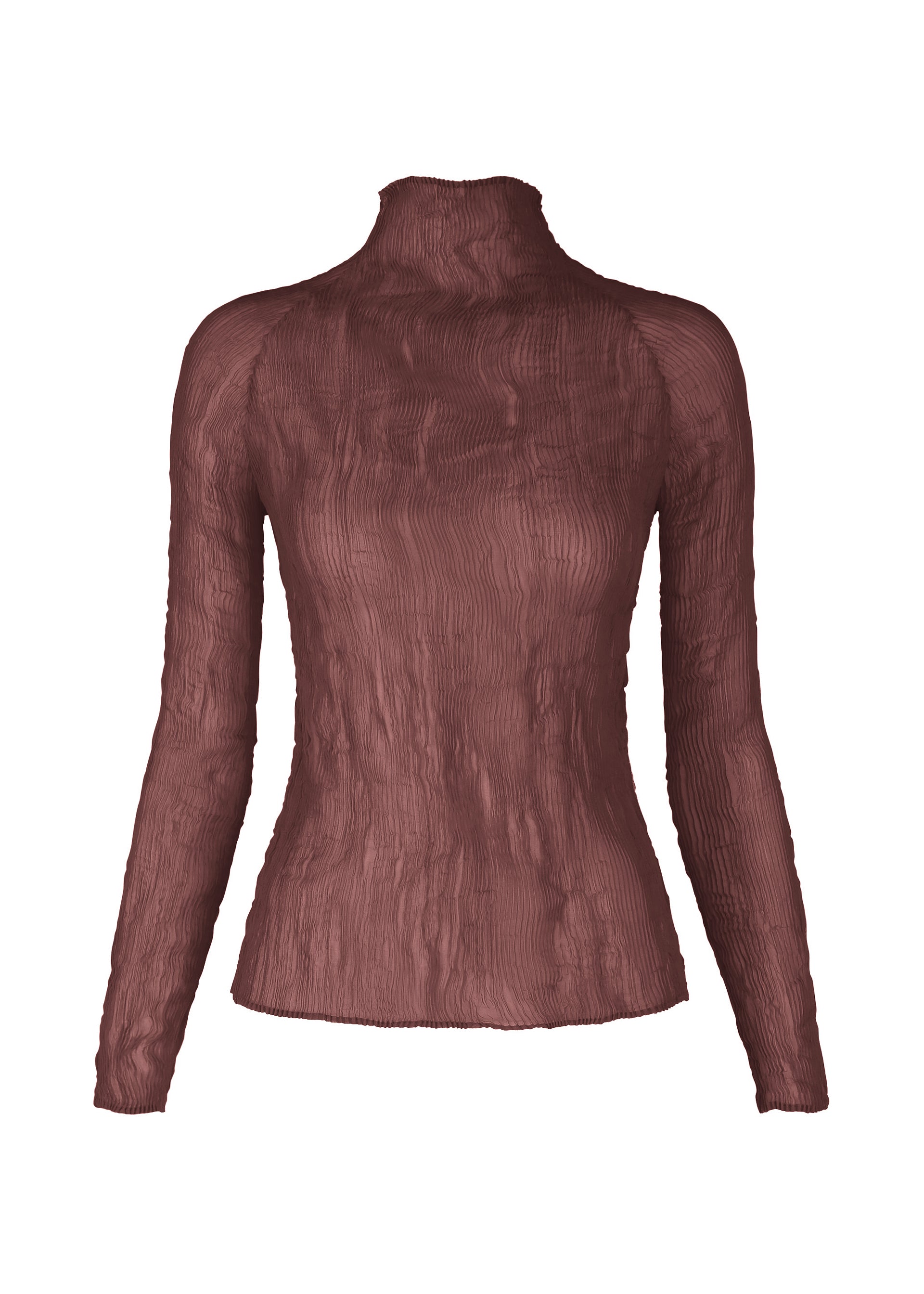 Issey Miyake Chiffon Twist 3 top světle šedá plisovaný