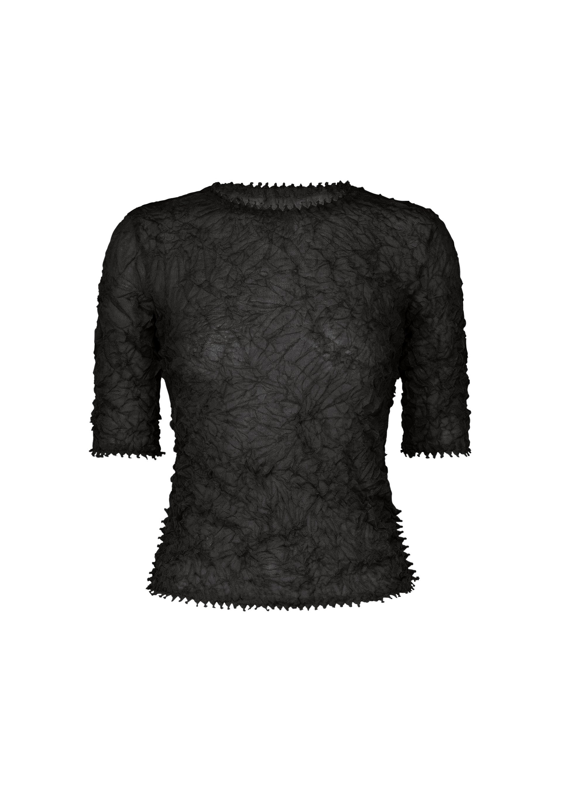 Issey Miyake Kumo Shibori Knit Sheer pletený top off white vel. 2