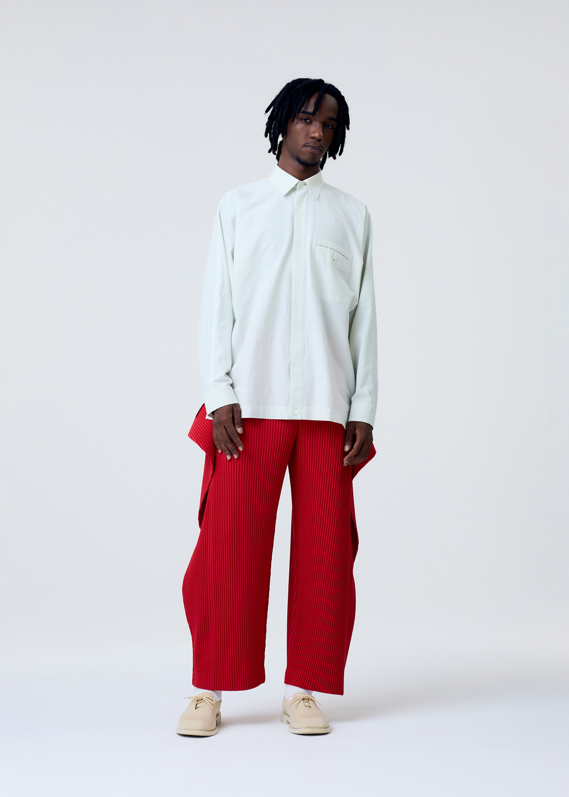 Homme Plissé Issey Miyake Cover and Fold kalhoty černé vel. 2