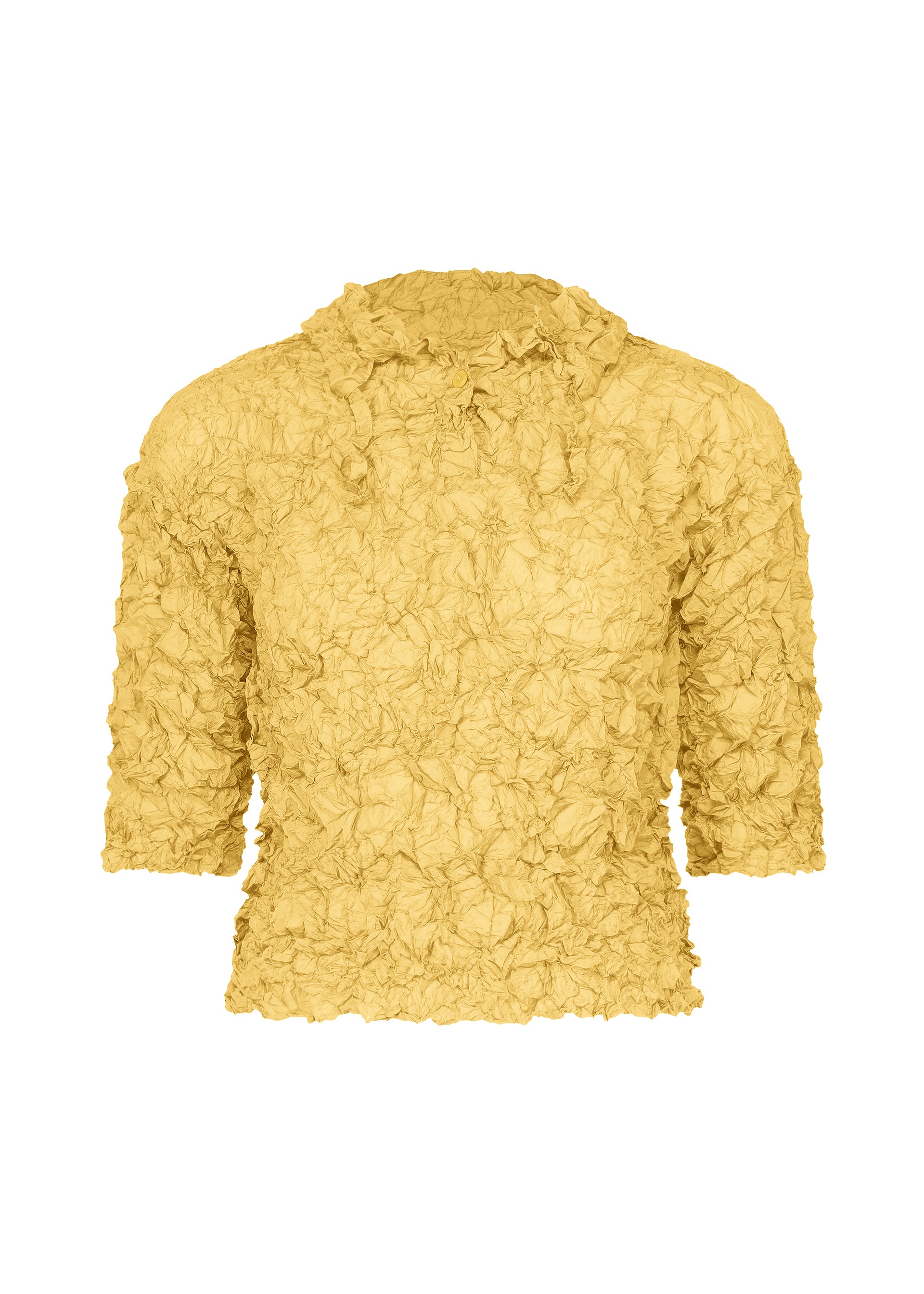 Issey Miyake Me Meringue Top taupe plisovaný