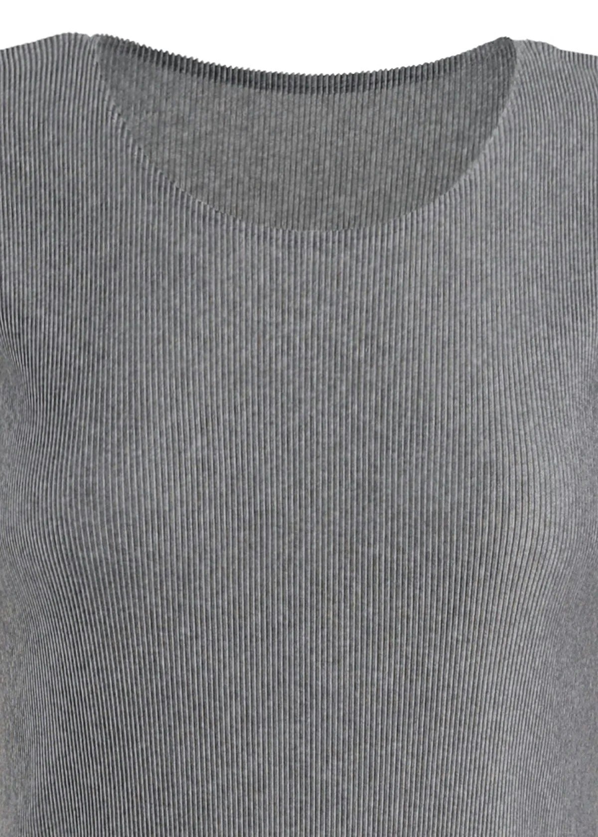 Issey Miyake Mist Basics top světle šedá, vel. 3