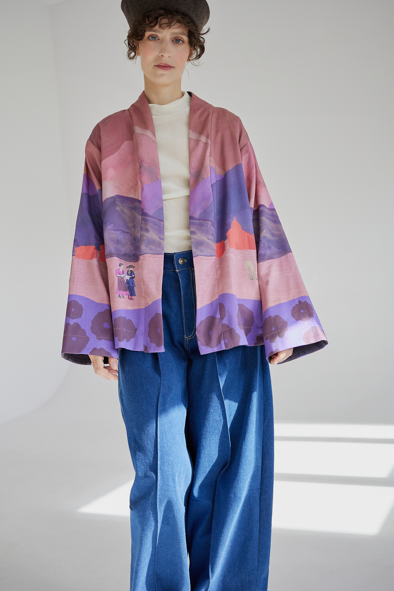 AURELIA & ZWEI FRAUEN Story of Sacramento kimono oboustranné