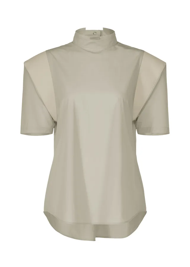 Issey Miyake Mute tričko Light Gray s krátkým rukávem