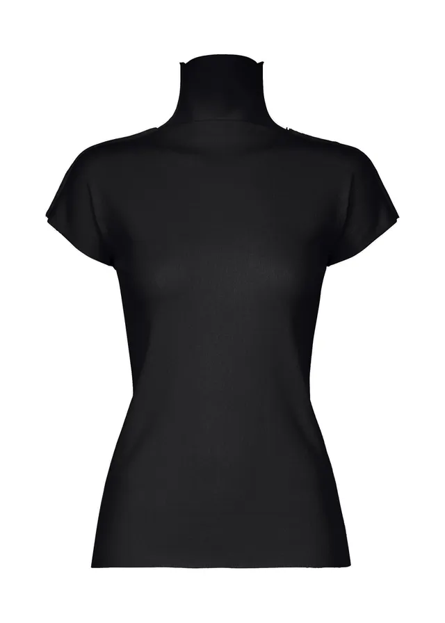 Issey Miyake Cotton Baguette BK-66 top černý vel. 2 bavlněný