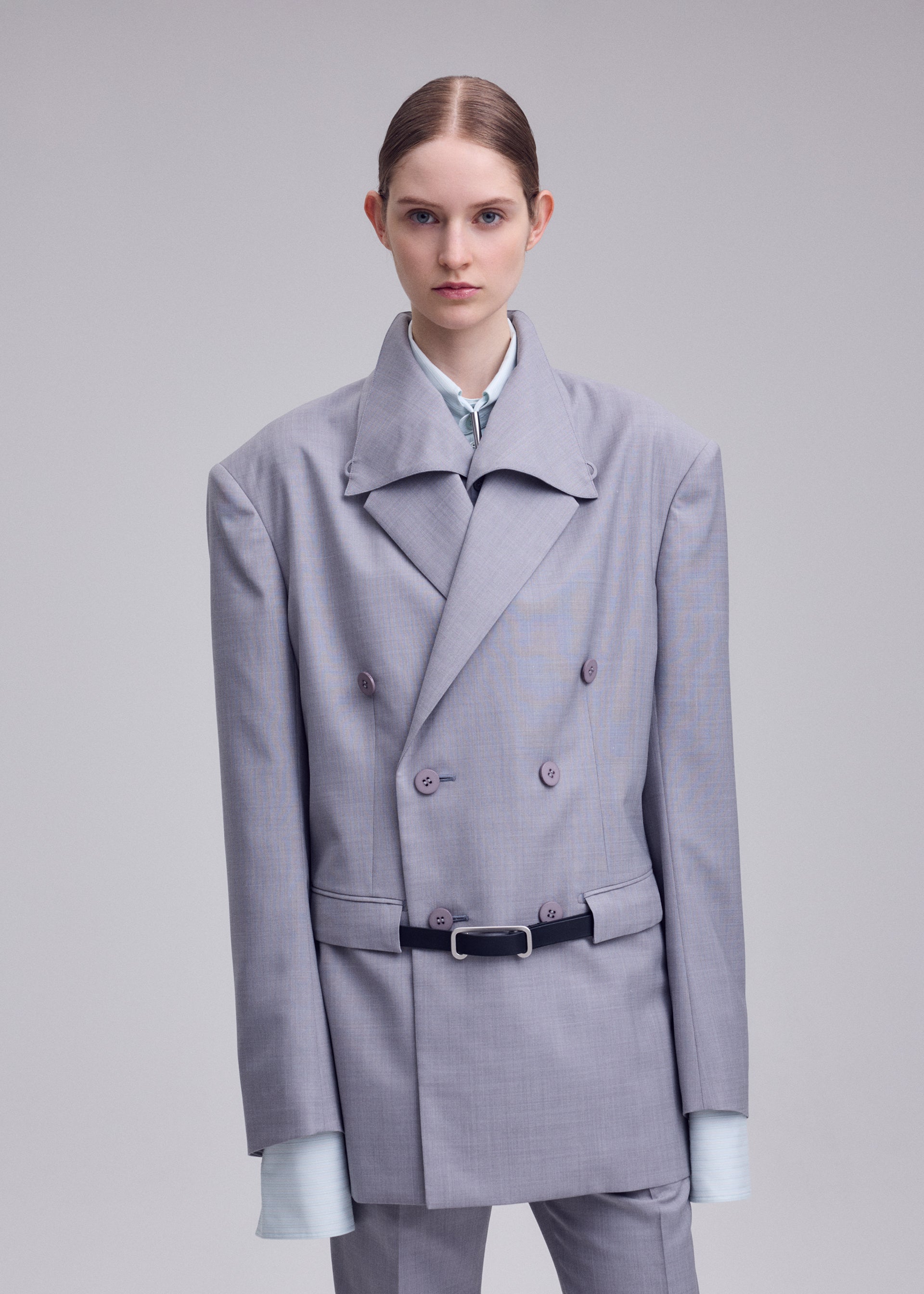 Issey Miyake HONEST ENSEMBLE sako černé vel. 2 vlněné