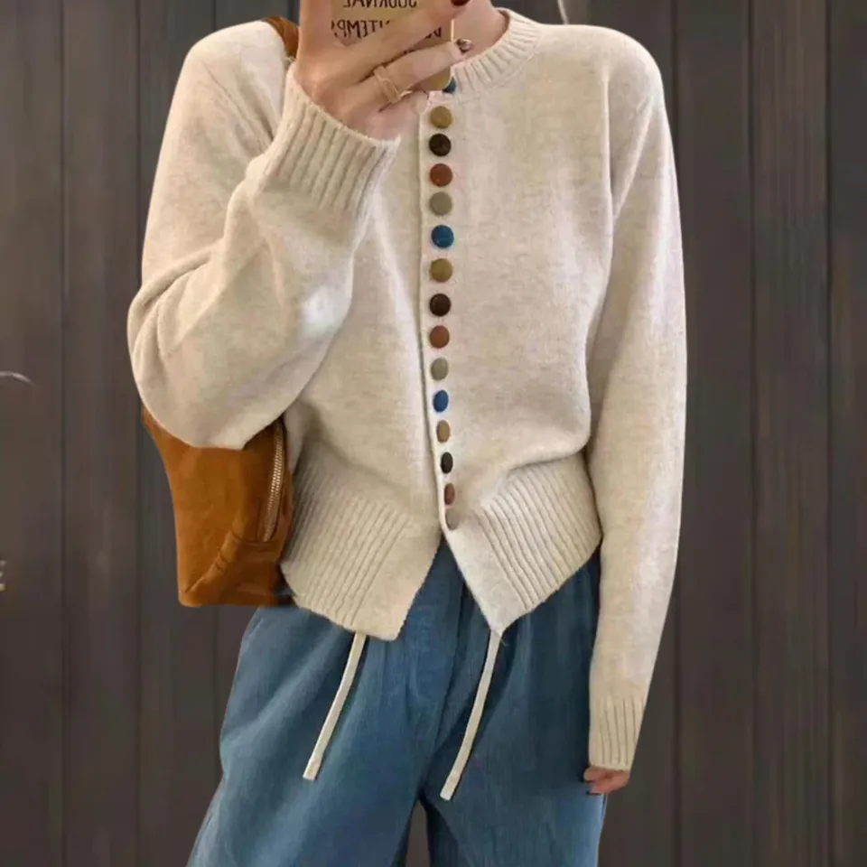 Norielle dámský pletený cardigan šedý S