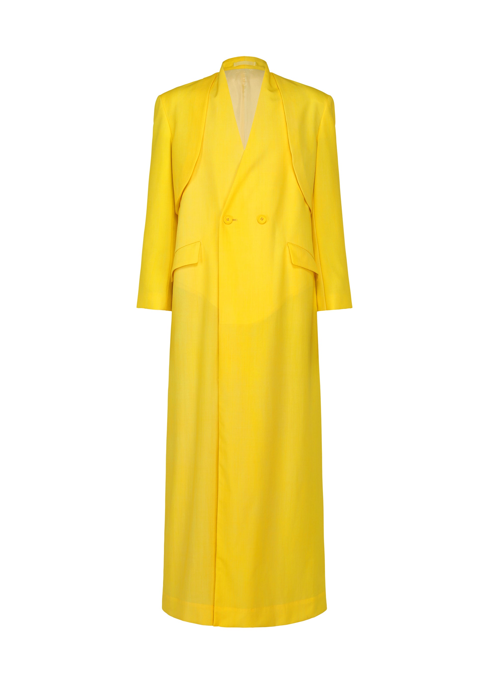 Issey Miyake Gradation Wool vlněný overal černý