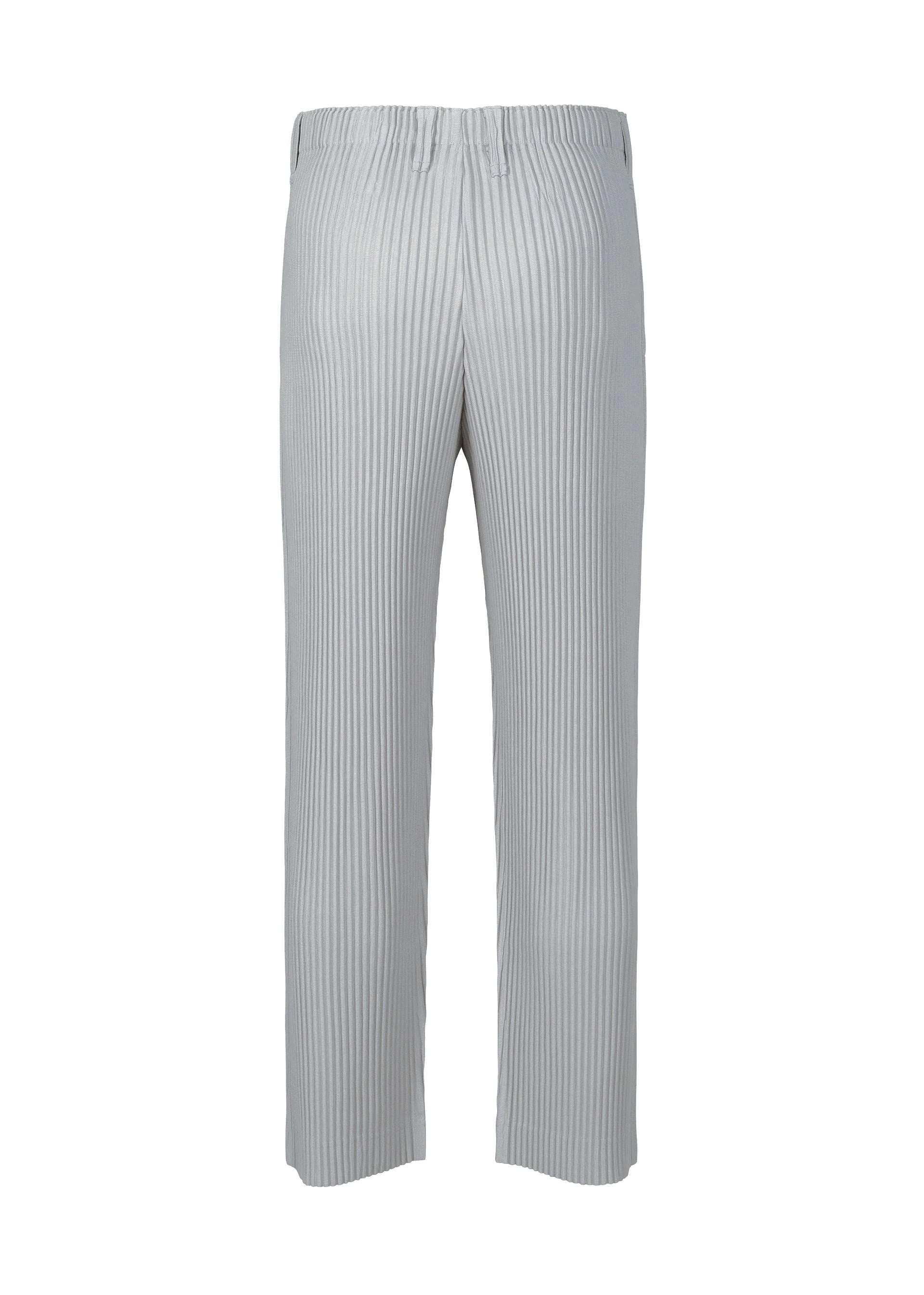 Issey Miyake Basics rovné kalhoty navy 2