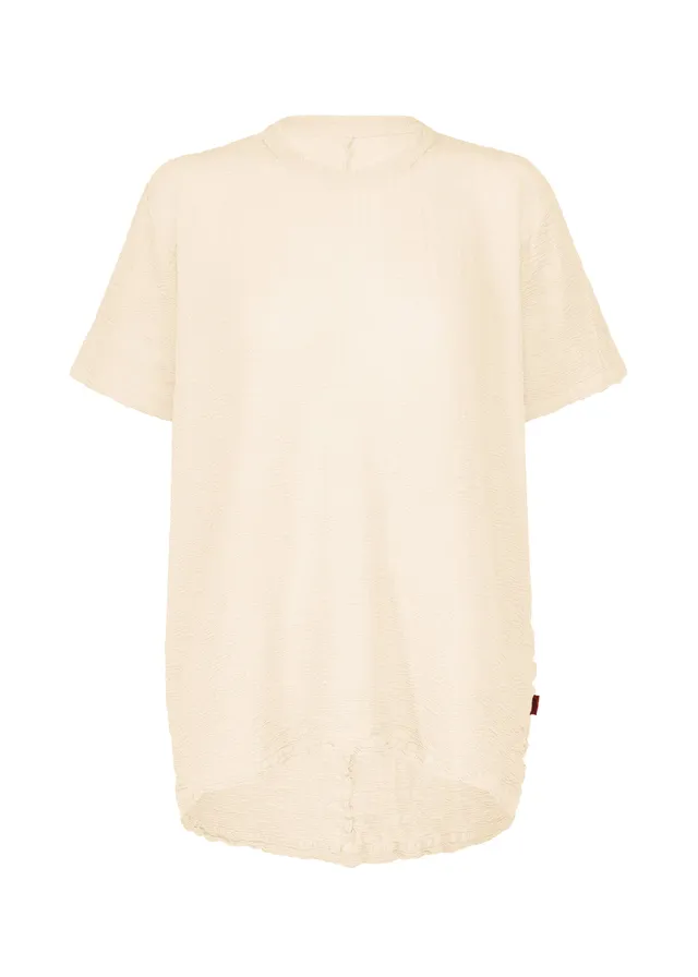 Issey Miyake KYO CHIJIMI tunika ivory