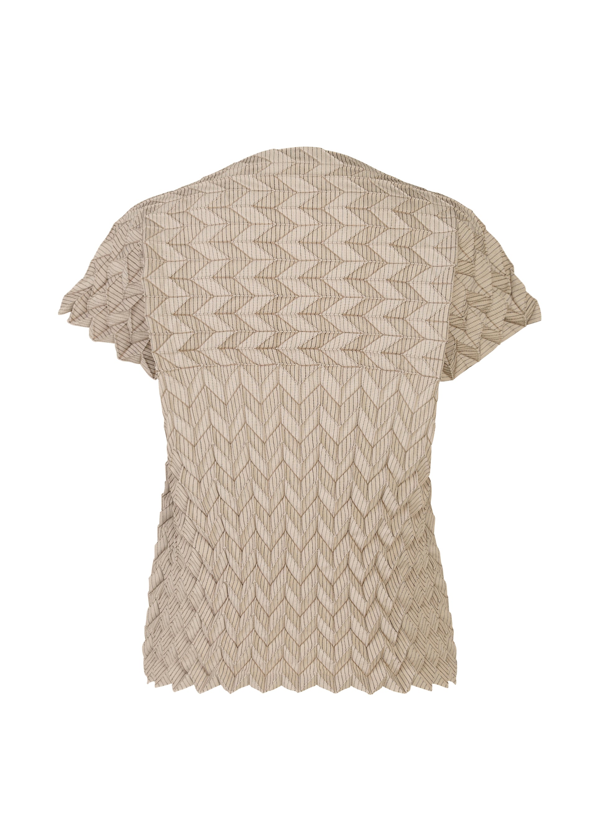 Issey Miyake Type-O 009 top s krátkým rukávem Black