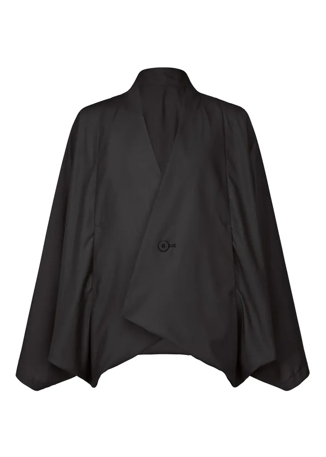 Issey Miyake SWING BLACK bunda černá vel. 3 bez límce
