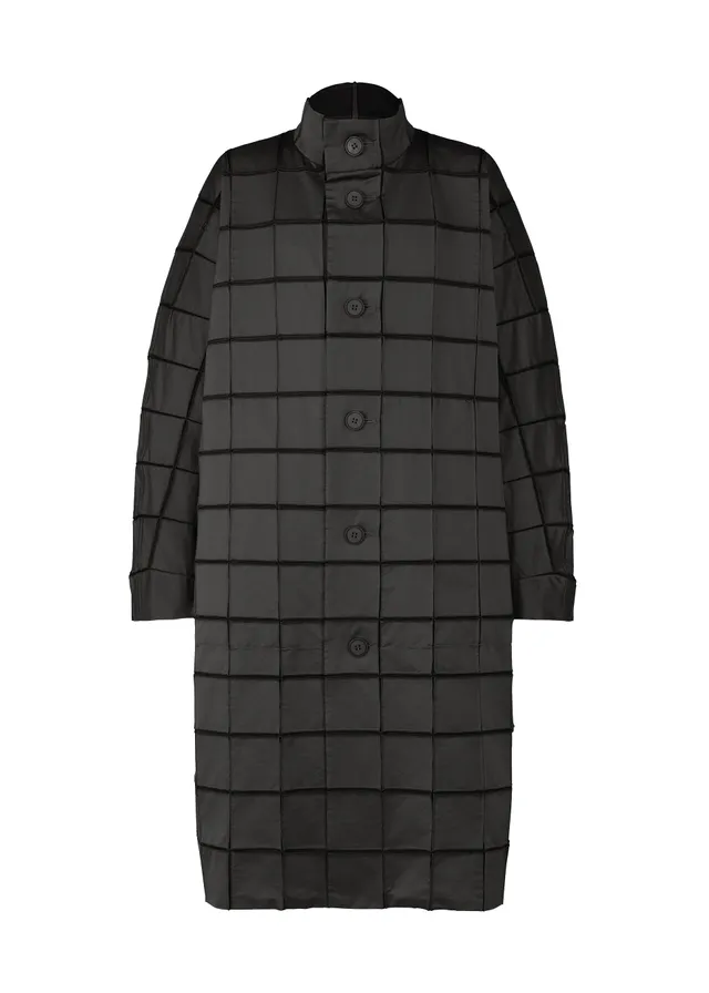 Issey Miyake Type-O 002 kabát černý lehký strečový vel. 1