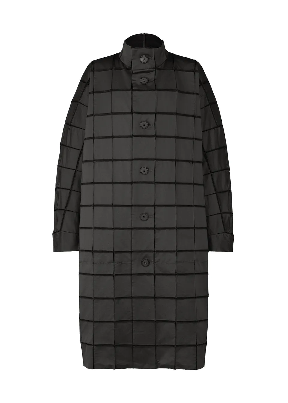 Issey Miyake Type-O 002 kabát černý lehký strečový vel. 1