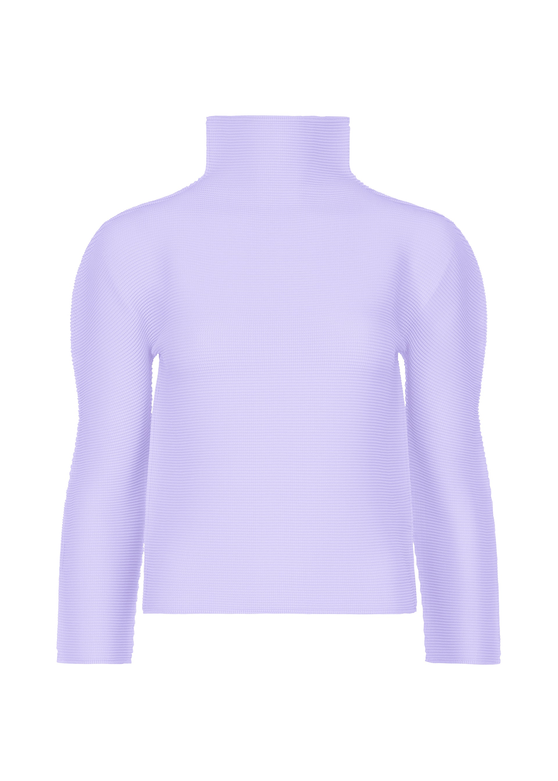 Issey Miyake Palette 13 top šedý s rolákem strečový