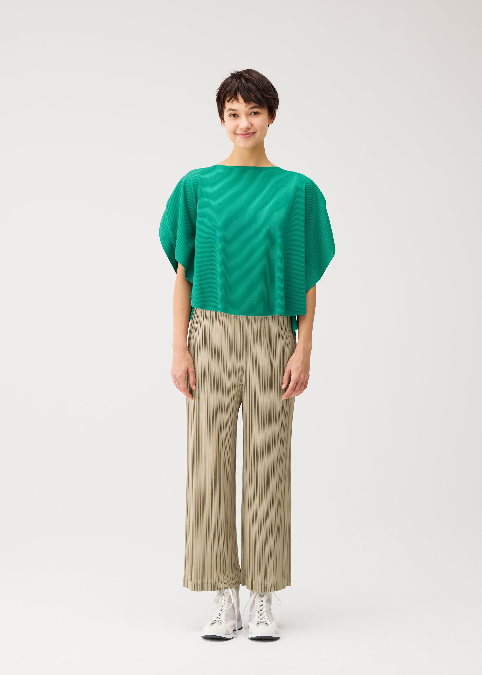 Issey Miyake Pleats Please Thicker Bottoms 1 kalhoty modré vel. 3
