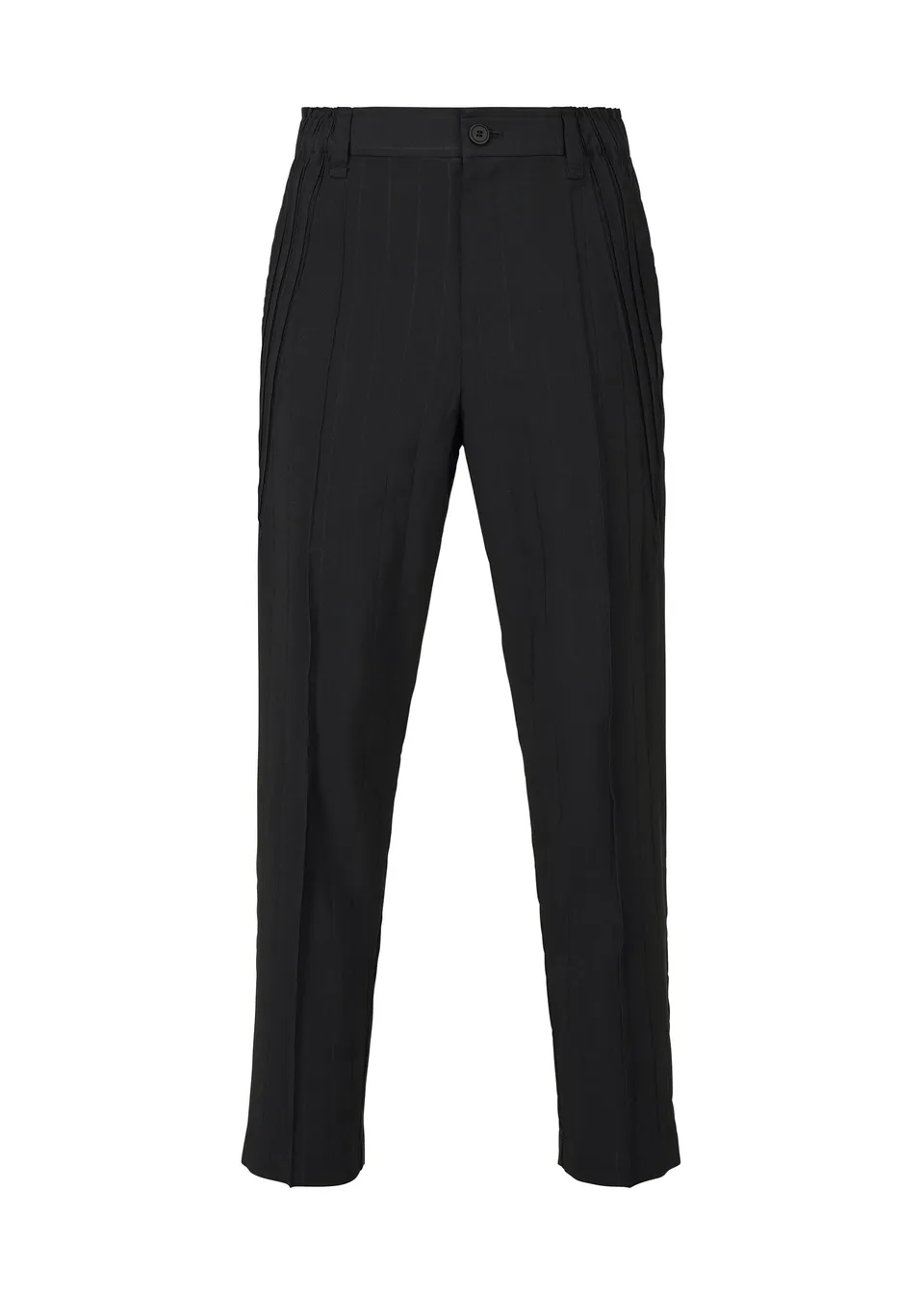 Issey Miyake Type-I 007 kalhoty Black pruhované