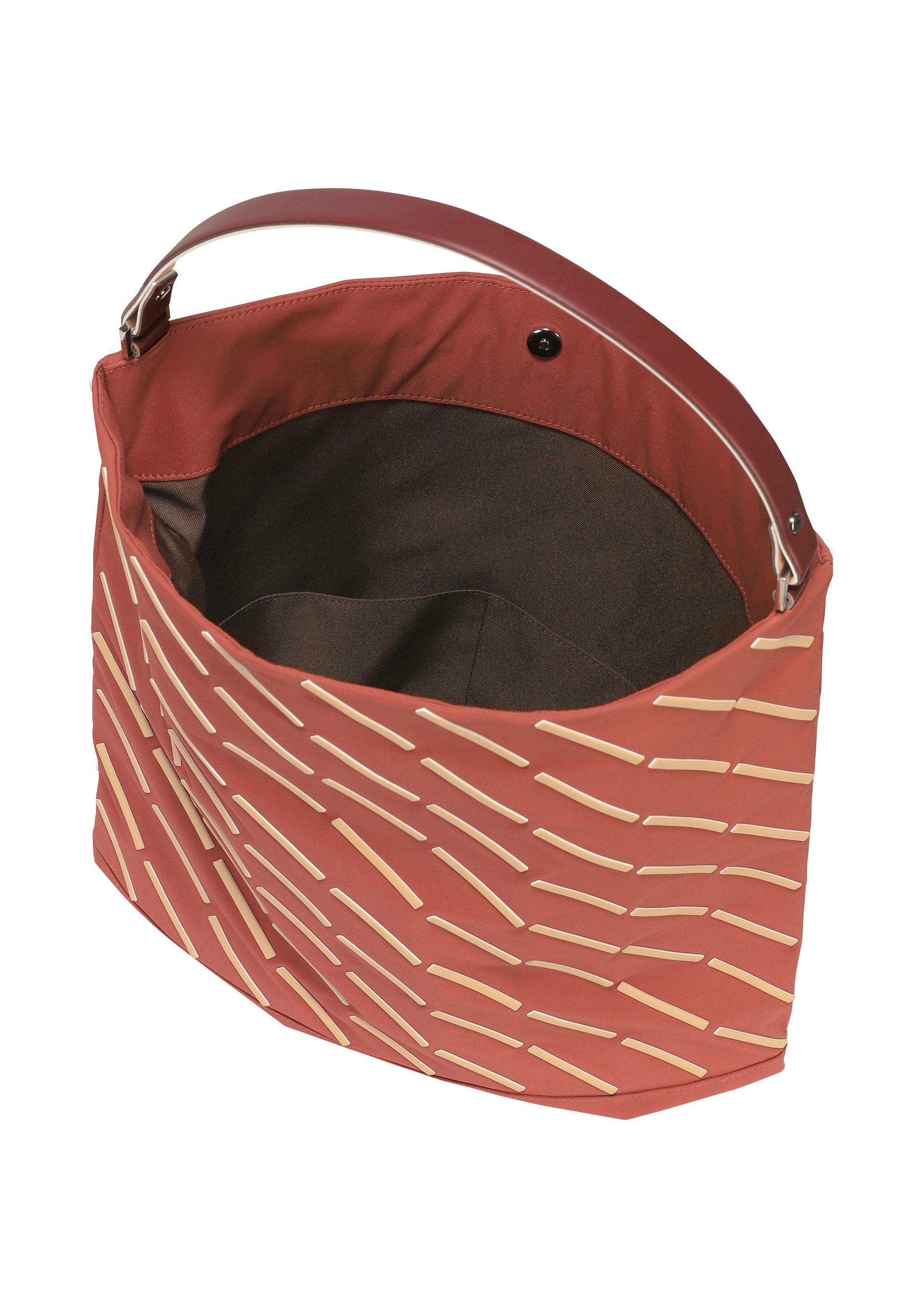 Issey Miyake Line Bag PP64303 kabelka černá vzor linie