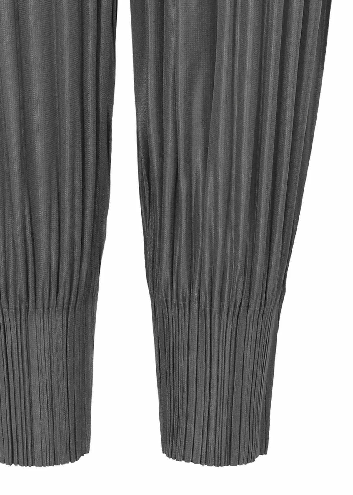Issey Miyake Fluffy Basics kalhoty černá hladké