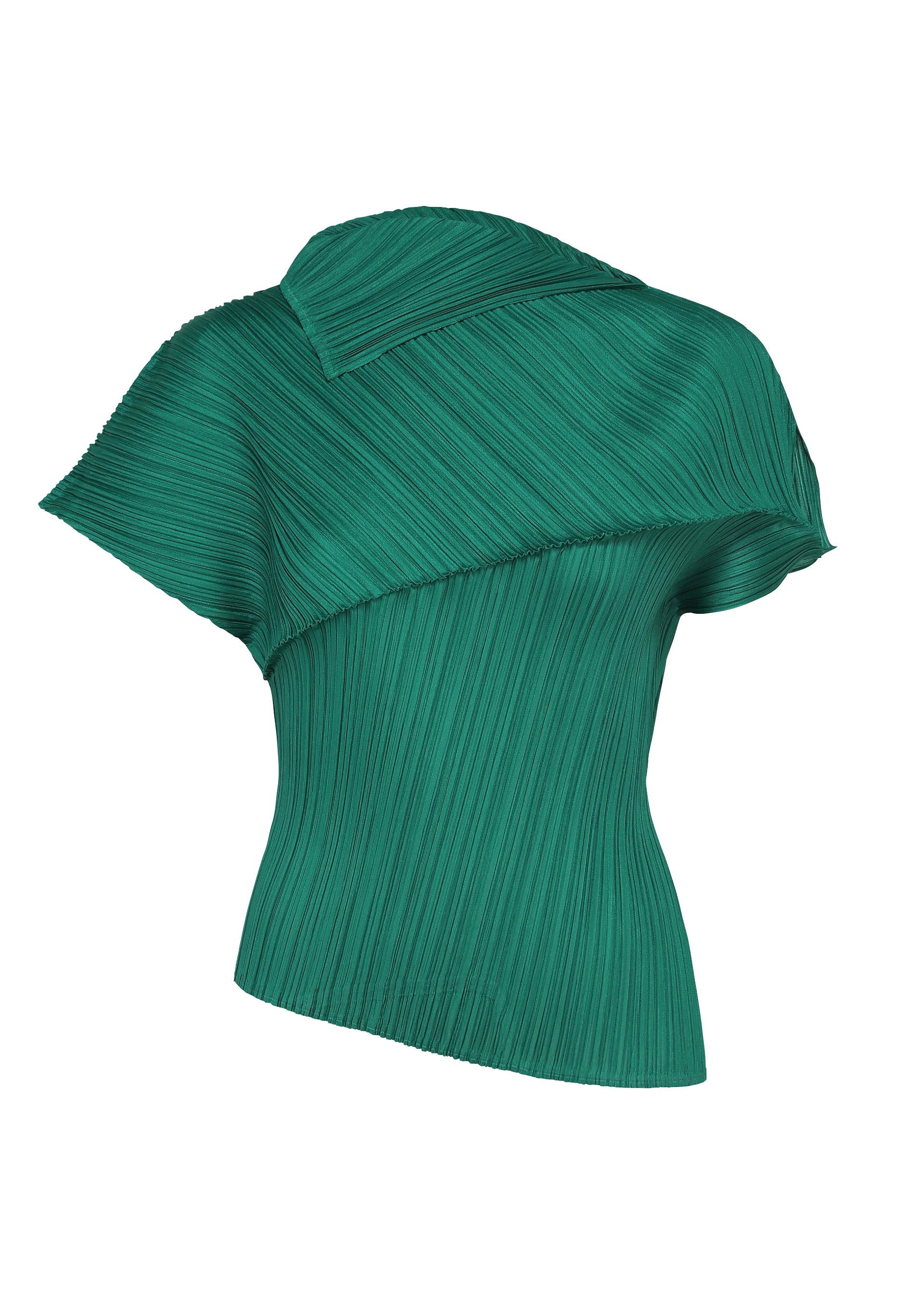Issey Miyake Leap asymetrický top černý