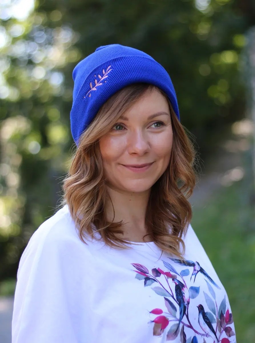 Magifešn WIN LOVE&NATURE bio čepice s výšivkou