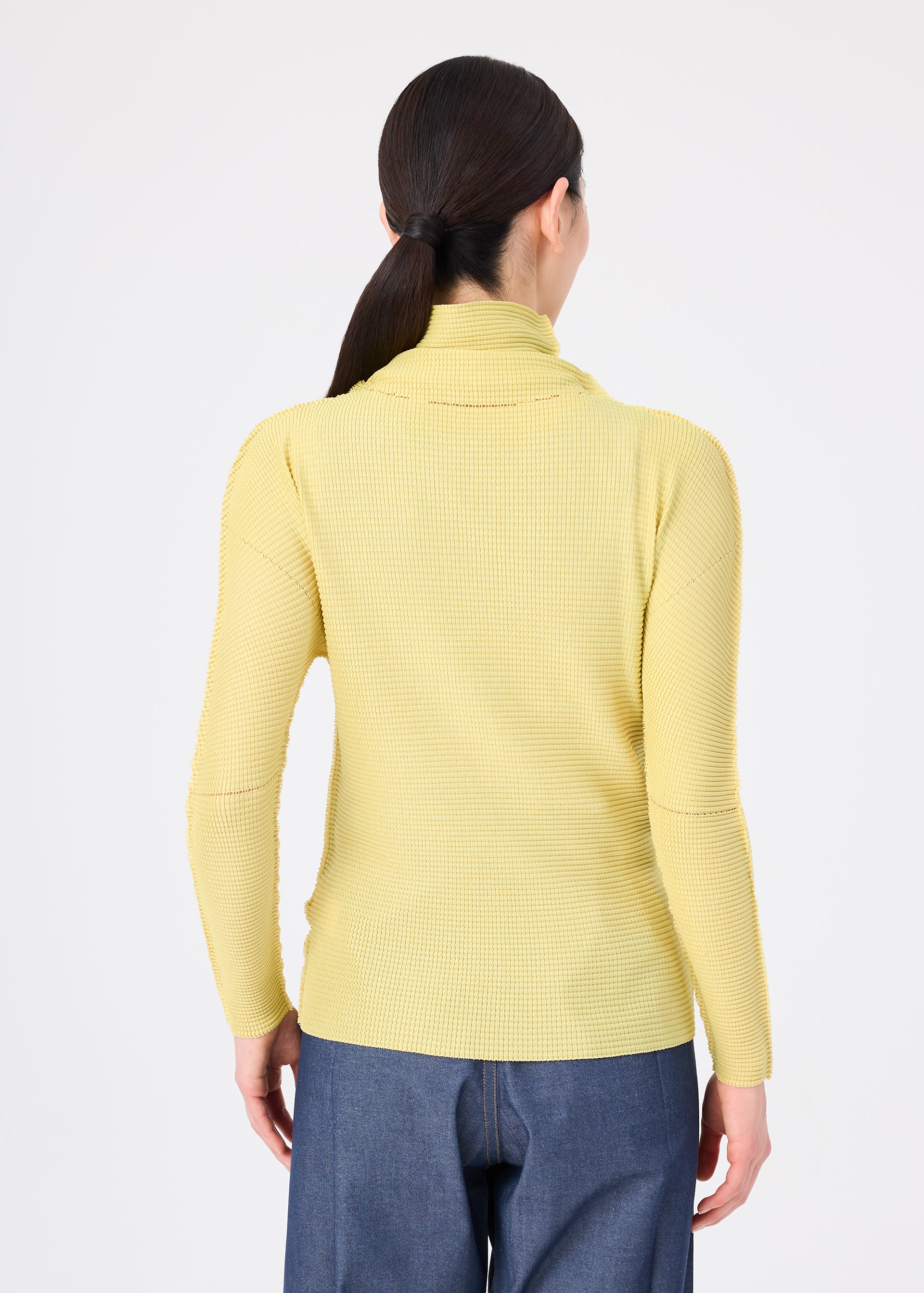Issey Miyake Knit Stretch Pleats 1 rolák taupe