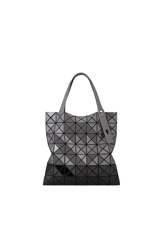 Issey Miyake Prism Bi-Color tote šedá černá kabelka