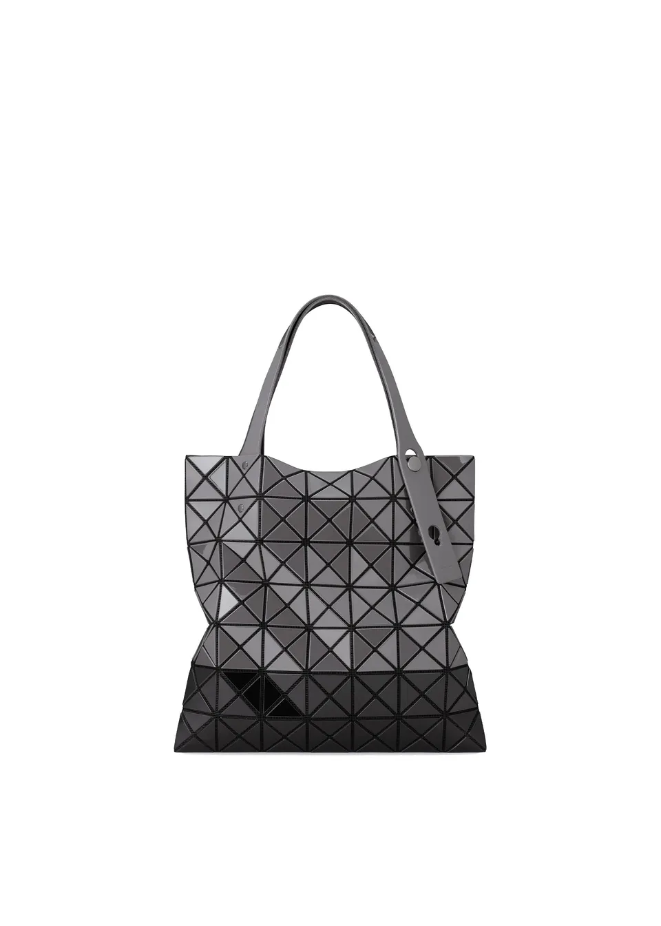 Issey Miyake Prism Bi-Color tote šedá černá kabelka