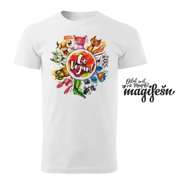Magifešn XY Veggie tričko unisex z biobavlny